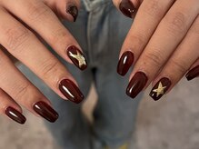 サクノネイル(SAKUNONAIL)/ゴールドスターネイル