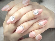 バーガンディ(BURGUNDY)/カラーグラデーション×パーツ