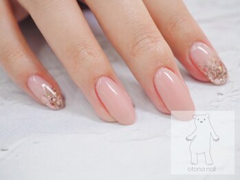 オトナネイル(otona nail)/ヌードピンクとシャンパンピンク