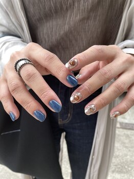 テンネイル(ten. nail)/ワンカラー＋アート5本