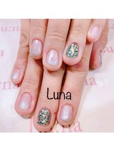 ネイルアンドまつ毛エクステ ルーナ 八王子店/☆ツイードネイル☆