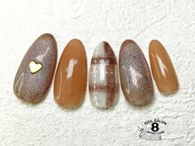 ネイルエイト 新百合ヶ丘(nail8)/２月ネイル《Mixマグネット》