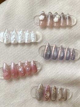 ビューティーリミの写真/【忙しい時に少しでも気分が明るく上がるお色◎】シンプルだけどこだわった大人可愛いおしゃれなネイルを♪