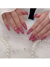 ブルーデイジー 栄本店(Blue daisy)/ピンクマグネットネイル