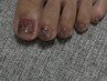 【初回オフケア込み10％OFF】フット ニュアンスネイル 10本 ¥9,500→8,550
