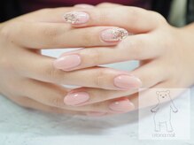 オトナネイル(otona nail)/シャンパンピンクのラメグラデ