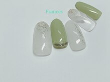 フランセス(Frances)/大理石ネイル