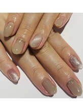 カラン 焼津店(CALIN)/シンプルマグネットネイル