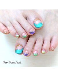 footネイル：1