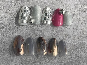 グロウ ネイル(GLOW×NAIL)/アート定額コース　2023年11月