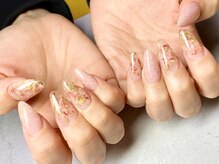 クリーク(CREEK)/押し花埋め込みデザインスカルプ