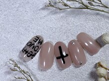 キキネイル 二子玉川(kikinail)/1.2月定額B 落書きネイル