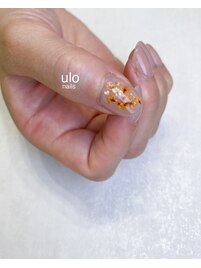 ドライフラワーネイル