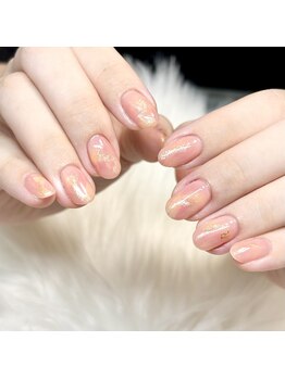 マイオティック ネイル(miotic nail)/ピンクイエローニュアンス