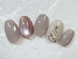 【クリスマスツリーネイル】