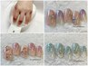 【新規限定ウォーターケア】最新デザイン定額ジェルネイル¥8,800