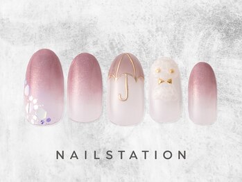 ネイルステーション アトレ吉祥寺店(NAIL STATION)/可愛い梅雨ネイル／パラジェル