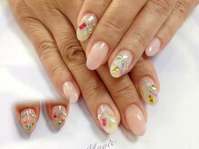 ネイルサロン ビューティーマジック 川口店/シンプルホログラネイル