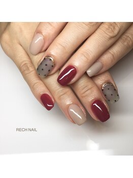 レッシュネイル サロンアンドスクール(RECH NAIL salon&school)/シースルードット
