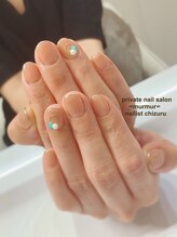 プライベート ネイルサロン マーマ(murmur)/ナチュラル夏ネイル