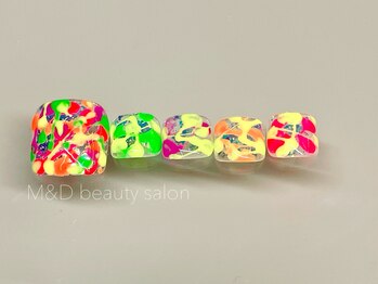 エムアンドディビューティサロン 銀座店(M&D)/【定額フットゴージャスネイル】