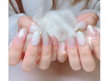 ハッピービューティー(Happy Beauty)/【トレンド】シルクネイル