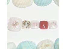 ラヴィネイル 京都駅前店 クレア(La Vie Nail claire)/2024年夏フット