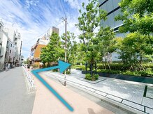 ユング 渋谷店(YUNG)/6.「Abemaタワーズ」の裏手へ