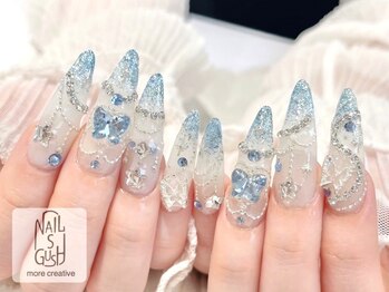 ネイルズガッシュ 大森駅前店(NAILs GUSH)の写真/＜自然かつ美しいフォルム＞深爪・折れた爪◎モチの良さも◎長さだし/長さ出し/スカルプ