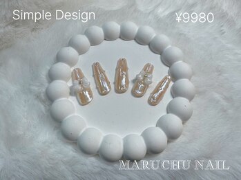 マルチューネイル 池袋(MARUCHU NAIL)/定額コースシンプル ¥9980