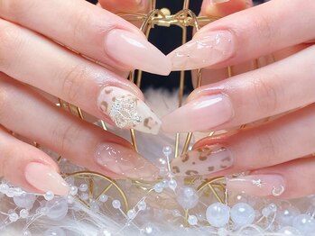 キルティング×ヒョウ柄