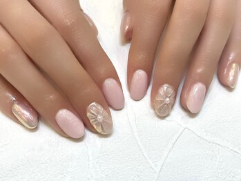 ティンク 大船店(Tink)/ぷっくりフラワー×オーロラ