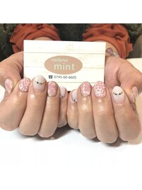 タイダイ&フラワーネイル☆