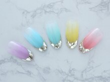 アトリエ エース(ACE)/カラフルガラスネイル