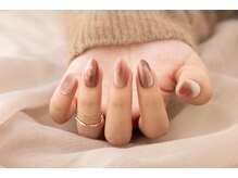 エムスラッシュ ネイル センター北店(M.SLASH)/ブラウンお洒落ネイル