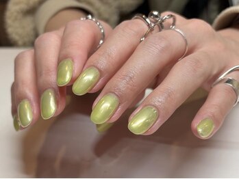 アンバイアオ 本町(UN by ao.)/ミラーネイル