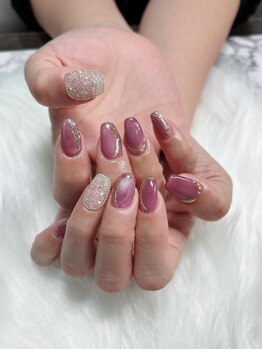 マグネットデザインネイル♪