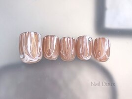 ラインアートフットネイル