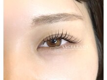 エンジェルラッシュ(Angel lash)の雰囲気（黒目くっきりナチュラル目元。マツエク100本＋まつげパーマ）
