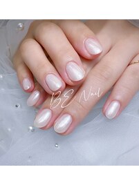 可愛いミラーネイルです