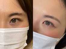 眉毛スタイリング