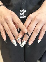 ネコ(Neko)/フレンチ　ドット　シンプル