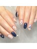 【HAND】人気No.2 SNSで見つけたデザインもお任せ♪持ち込み90分 ¥9500