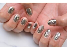 立体ミラーネイル9900円