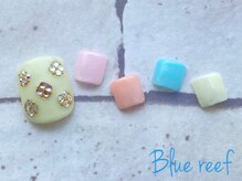 ネイルアンドまつげエクステ ブルーリーフ 四谷三丁目店(Blue Reef)/フットネイル☆パステルカラー