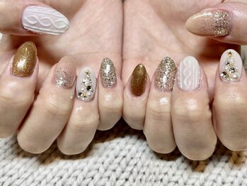 レアレアネイル(Lealeanail)/【パラジェル】クリスマスネイル