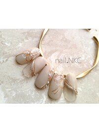 ブライダルにも憧れ水引ネイル