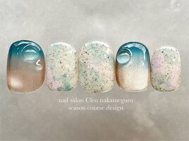 【水滴ネイル】