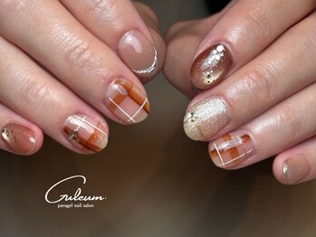 クルム(Guleum)/Autumn Brown Plaid × Nuance