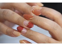 ネイルルージュ(Nail Rouge)/ボーダーフレンチ